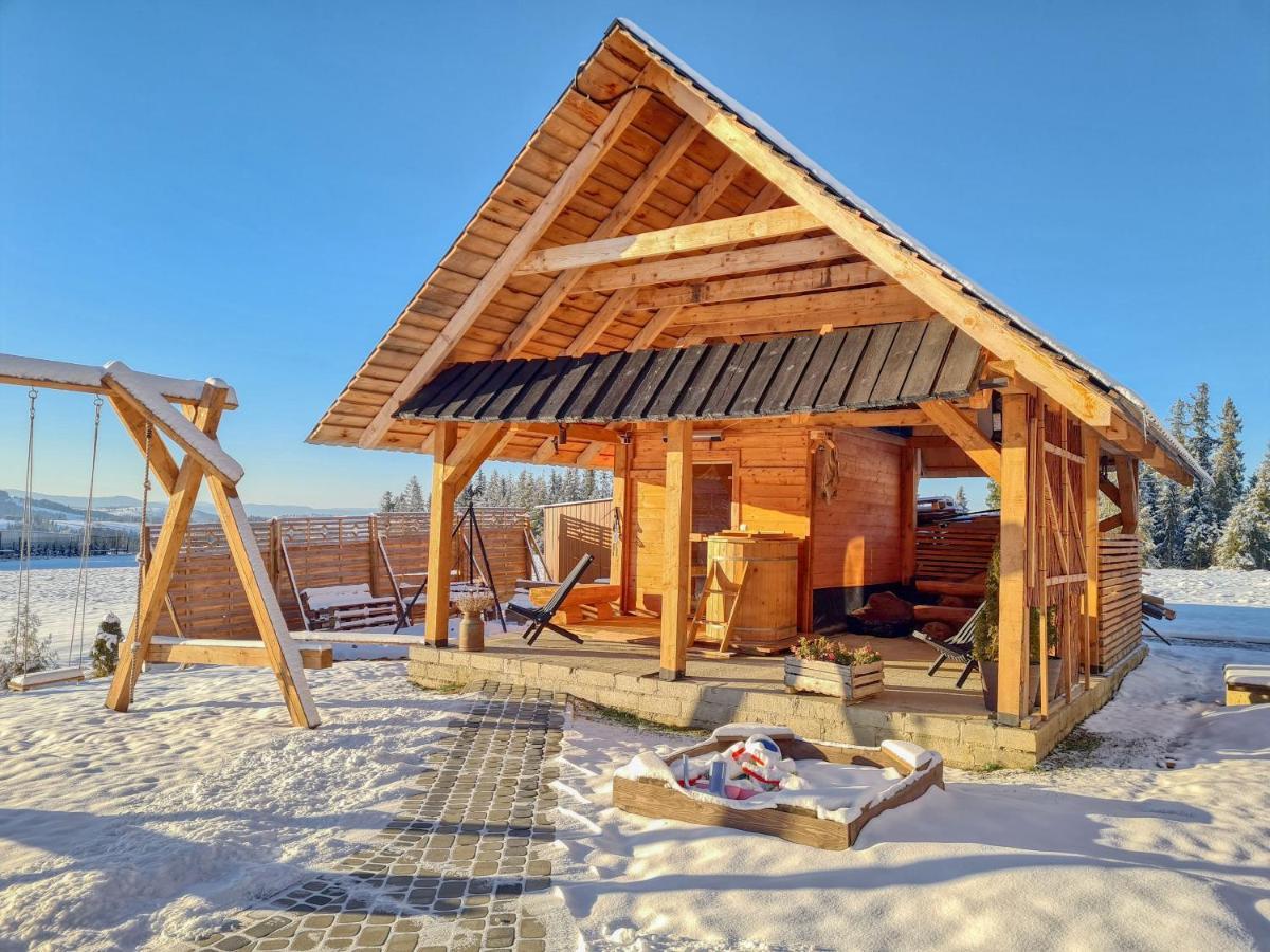 Domek W Zebie Z Jacuzii I Sauna W Cenie Zab Exterior photo