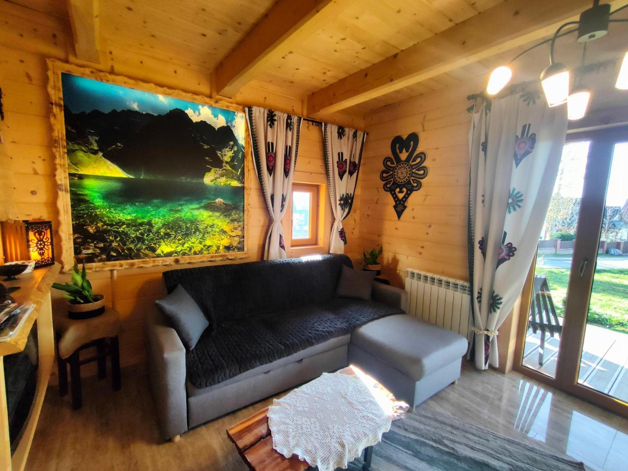 Domek W Zebie Z Jacuzii I Sauna W Cenie Zab Exterior photo