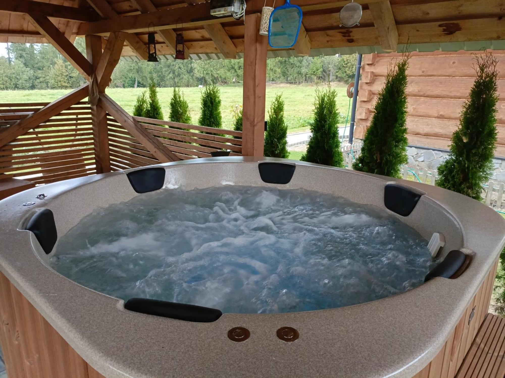 Domek W Zebie Z Jacuzii I Sauna W Cenie Zab Exterior photo