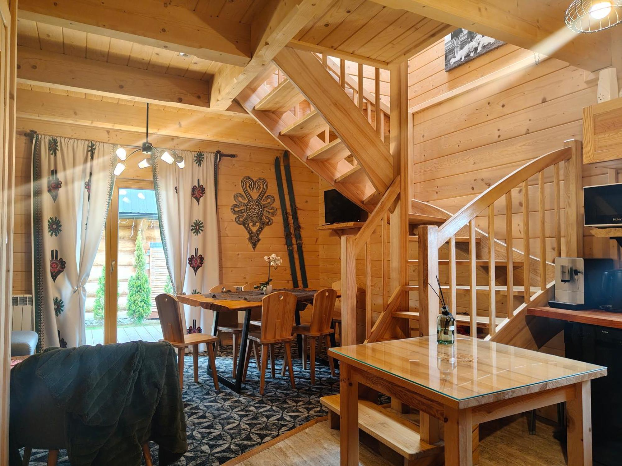Domek W Zebie Z Jacuzii I Sauna W Cenie Zab Exterior photo