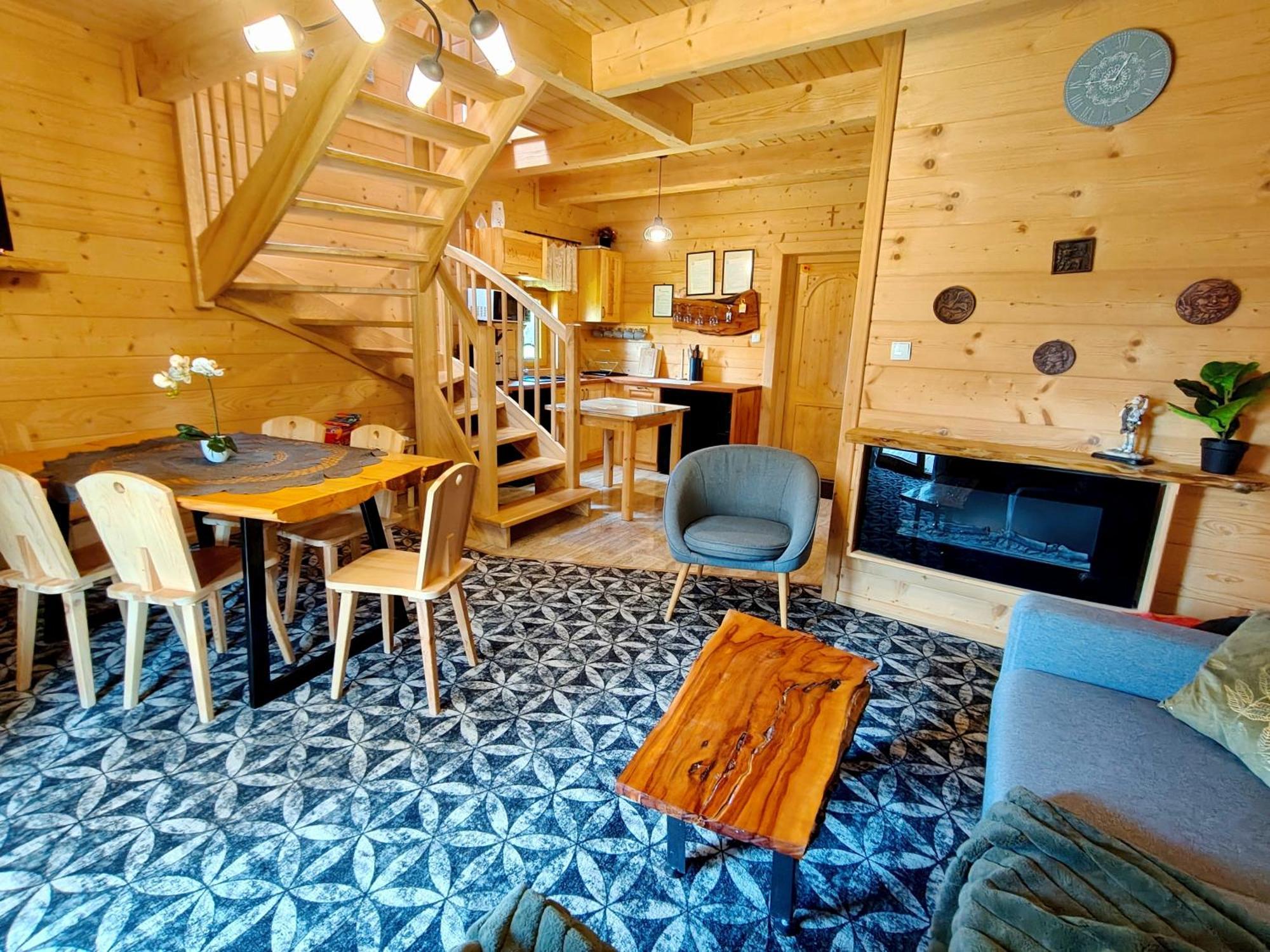 Domek W Zebie Z Jacuzii I Sauna W Cenie Zab Exterior photo
